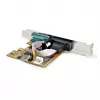 StarTech.com 2-poorts PCI Express seriële interfacekaart, dual port PCIe naar RS232 (DB9) seriële kaart, 16C1050 UART, low/full profile beugels, COM retention, voor Windows/Linux