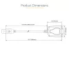 StarTech.com 2-poorts PCI Express seriële interfacekaart, dual port PCIe naar RS232 (DB9) seriële kaart, 16C1050 UART, low/full profile beugels, COM retention, voor Windows/Linux