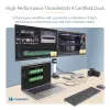 StarTech.com universele USB4 & Thunderbolt 4 dockingstation, quad-display onder Windows, dual-display op MacBook, HDMI DP dock met 98W laptoplaadfunctie
