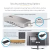 StarTech.com universele USB4 & Thunderbolt 4 dockingstation, quad-display onder Windows, dual-display op MacBook, HDMI DP dock met 98W laptoplaadfunctie