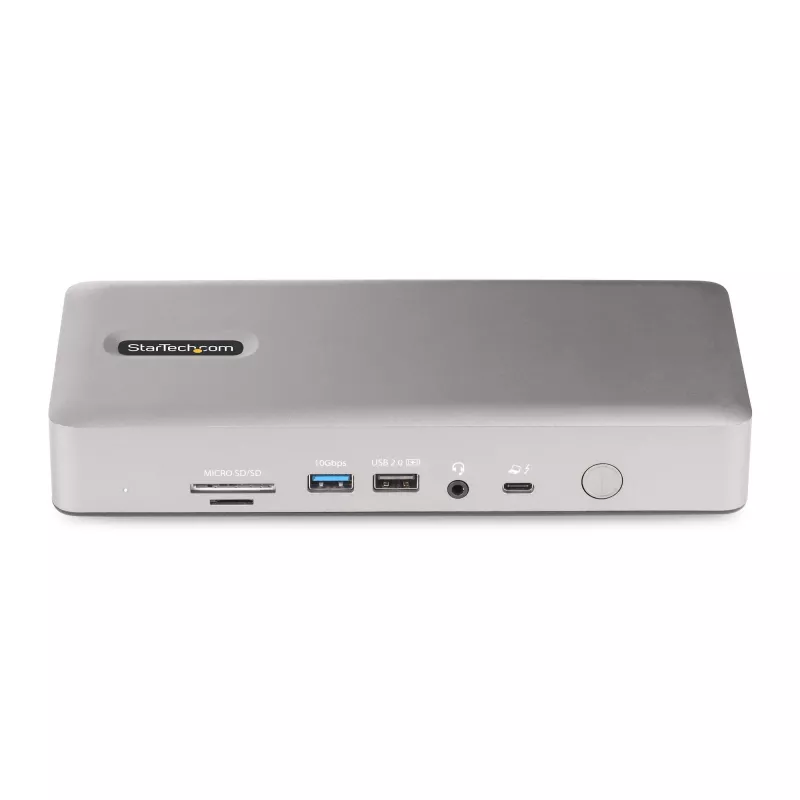 StarTech.com universele USB4 & Thunderbolt 4 dockingstation, quad-display onder Windows, dual-display op MacBook, HDMI DP dock met 98W laptoplaadfunctie