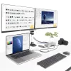 StarTech.com universele USB4 & Thunderbolt 4 dockingstation, quad-display onder Windows, dual-display op MacBook, HDMI DP dock met 98W laptoplaadfunctie