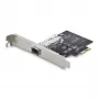 StarTech.com 1-poorts GbE SFP-netwerkkaart, PCIe 2.1 x1, Intel I210-IS, 1GbE-controller, 1000BASE koper/glasvezel, single-port Gigabit Ethernet NIC, desktop-/serverbeugels – compatibel met Windows en Linux