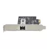StarTech.com 1-poorts GbE SFP-netwerkkaart, PCIe 2.1 x1, Intel I210-IS, 1GbE-controller, 1000BASE koper/glasvezel, single-port Gigabit Ethernet NIC, desktop-/serverbeugels – compatibel met Windows en Linux