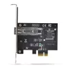 StarTech.com 1-poorts GbE SFP-netwerkkaart, PCIe 2.1 x1, Intel I210-IS, 1GbE-controller, 1000BASE koper/glasvezel, single-port Gigabit Ethernet NIC, desktop-/serverbeugels – compatibel met Windows en Linux
