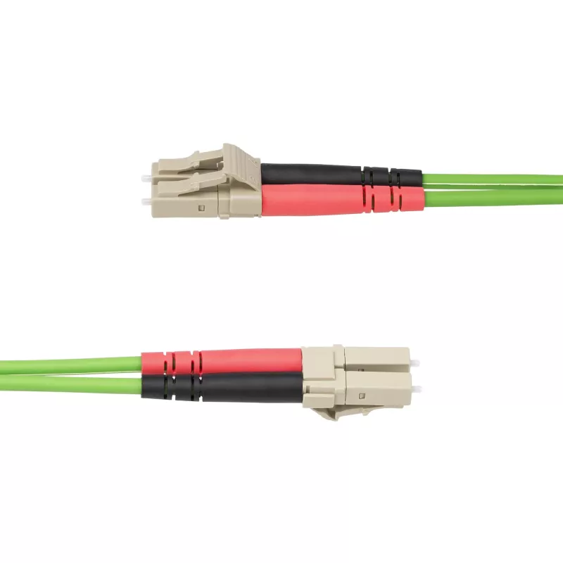 StarTech.com 2m (6.6ft) LC naar LC (UPC) OM5 multimode glasvezelkabel, 50/125µm duplex LOMMF zipcord, VCSEL, 40G/100G, LSZH glasvezel-patchkabel