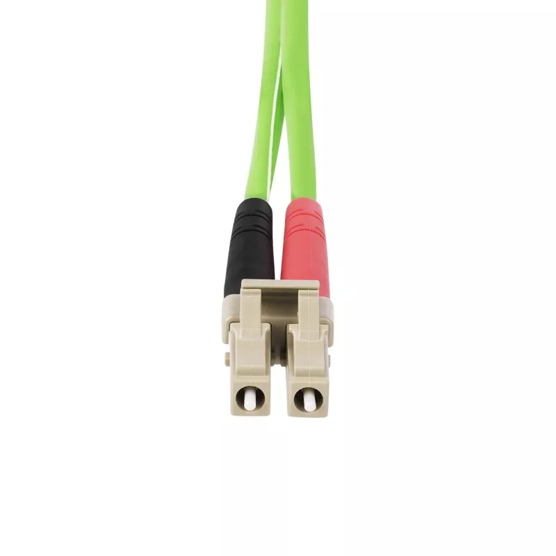 StarTech.com 2m (6.6ft) LC naar LC (UPC) OM5 multimode glasvezelkabel, 50/125µm duplex LOMMF zipcord, VCSEL, 40G/100G, LSZH glasvezel-patchkabel