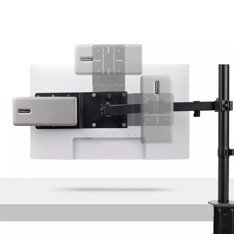StarTech.com VESA-montagebeugel voor NUC/Thin Clients of laptop-dockingstations, VESA 75x75/100x100 compatibele uitbreidingsplaat voor mini-pc