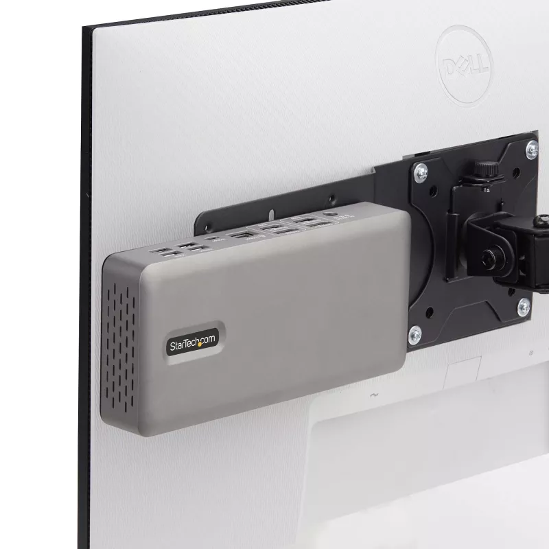 StarTech.com VESA-montagebeugel voor NUC/Thin Clients of laptop-dockingstations, VESA 75x75/100x100 compatibele uitbreidingsplaat voor mini-pc