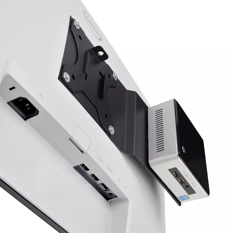 StarTech.com VESA-montagebeugel voor NUC/Thin Clients of laptop-dockingstations, VESA 75x75/100x100 compatibele uitbreidingsplaat voor mini-pc