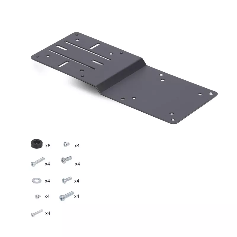 StarTech.com VESA-montagebeugel voor NUC/Thin Clients of laptop-dockingstations, VESA 75x75/100x100 compatibele uitbreidingsplaat voor mini-pc