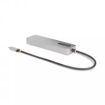 StarTech.com 3-poorts USB-C-hub met 2,5 Gbit/s Ethernet en 100 W Power Delivery pass-through, USB 3.2 10 Gbit/s, 2x USB-A/1x USB-C, draagbare USB Type-C adapter-hub