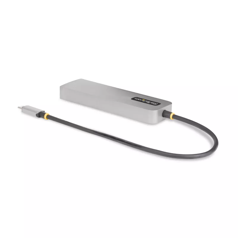 StarTech.com 3-poorts USB-C-hub met 2,5 Gbit/s Ethernet en 100 W Power Delivery pass-through, USB 3.2 10 Gbit/s, 2x USB-A/1x USB-C, draagbare USB Type-C adapter-hub
