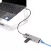 StarTech.com 3-poorts USB-C-hub met 2,5 Gbit/s Ethernet en 100 W Power Delivery pass-through, USB 3.2 10 Gbit/s, 2x USB-A/1x USB-C, draagbare USB Type-C adapter-hub