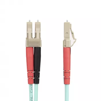 StarTech.com 20m (65ft) LC/UPC naar LC/UPC OM4 multimode glasvezelkabel, 50/125µm LOMMF/VCSEL zipcord vezel, 100G, lage invoegdemping – LSZH glasvezel-jumperkabel