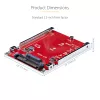StarTech.com 1M25-U3-M2-ADAPTER interfacekaarten/adapters intern M.2