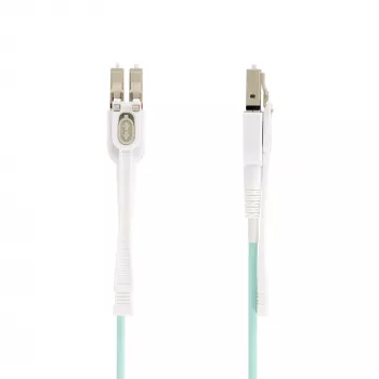 StarTech.com 3 m (9,8 ft) LC naar LC (UPC) OM4 multimode glasvezelkabel met push-pull-lipjes, 50/125 µm, 100G, buigongevoelig, lage invoegdemping – LSZH glasvezel-patchkabel