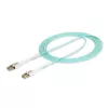 StarTech.com 3 m (9,8 ft) LC naar LC (UPC) OM4 multimode glasvezelkabel met push-pull-lipjes, 50/125 µm, 100G, buigongevoelig, lage invoegdemping – LSZH glasvezel-patchkabel