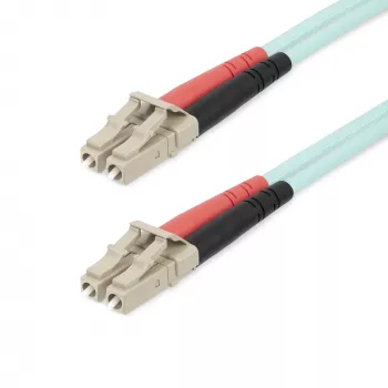 StarTech.com 25 m (82 ft) LC/UPC naar LC/UPC OM4 multimode glasvezelkabel, 50/125 µm LOMMF/VCSEL zipcord vezel, 100G, lage invoegdemping – LSZH glasvezel-jumperkabel