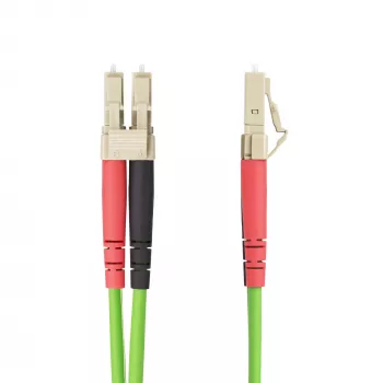StarTech.com 3m (9,8ft) LC naar LC (UPC) OM5 multimode glasvezelkabel, 50/125µm duplex LOMMF zipcord, VCSEL, 40G/100G, LSZH glasvezel-jumperkabel