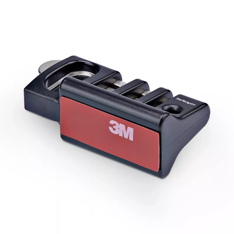 StarTech.com randapparatuur-kabelankerslot, beveilig toetsenbord/muis, kabelslot voor gedeelde kantoren/openbare computers, kabelval compatibel met laptop-beveiligingskabel/hangslot – TAA