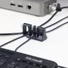 StarTech.com randapparatuur-kabelankerslot, beveilig toetsenbord/muis, kabelslot voor gedeelde kantoren/openbare computers, kabelval compatibel met laptop-beveiligingskabel/hangslot – TAA