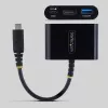 StarTech.com USB-C naar HDMI-multipoort-adapter met 140-W-PD-lading, 4K-60-Hz-HDMI, USB-5-Gbit/s-hub, mini-dock voor MacBook / Dell / Thinkpad / HP / iPad / tablets