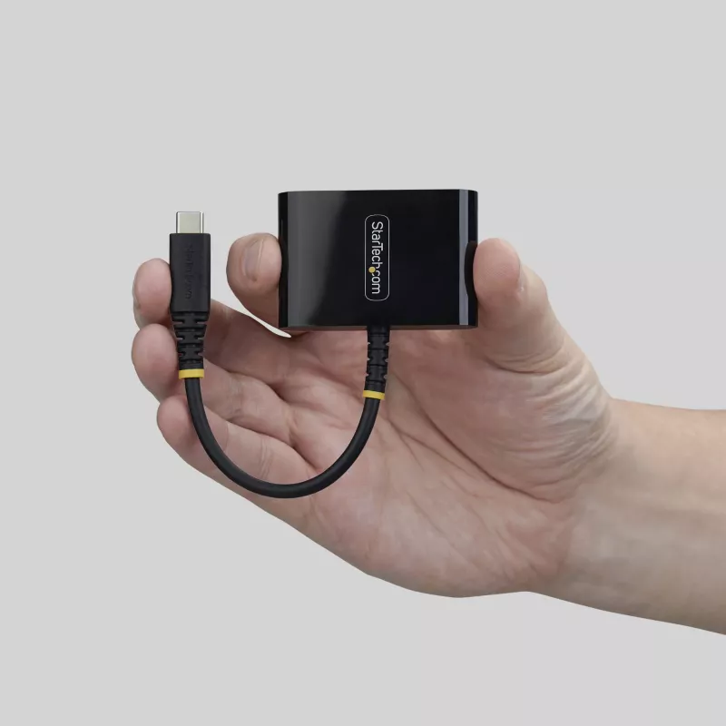StarTech.com USB-C naar HDMI-multipoort-adapter met 140-W-PD-lading, 4K-60-Hz-HDMI, USB-5-Gbit/s-hub, mini-dock voor MacBook / Dell / Thinkpad / HP / iPad / tablets