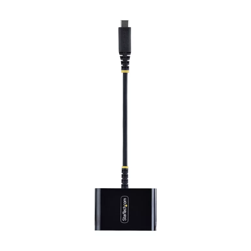 StarTech.com USB-C naar HDMI-multipoort-adapter met 140-W-PD-lading, 4K-60-Hz-HDMI, USB-5-Gbit/s-hub, mini-dock voor MacBook / Dell / Thinkpad / HP / iPad / tablets