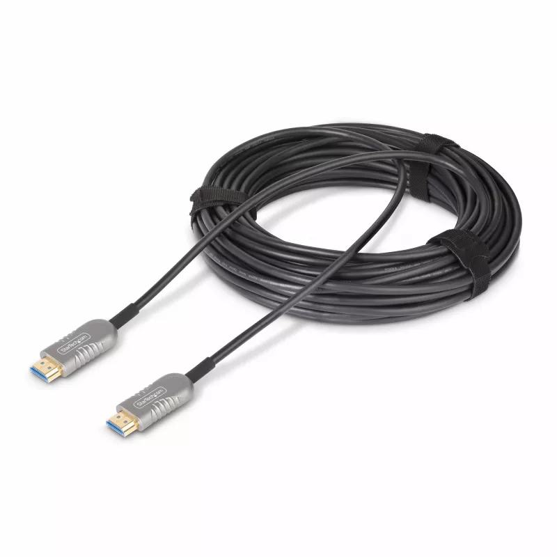 StarTech.com 9,1 m HDMI 2.1 hybride actieve optische kabel (AOC), CMP, Plenum-gecertificeerd, 8K Ultra High Speed HDMI 2.1/2.0 glasvezelkabel, 48 Gbit/s, 8K 60 Hz/4K 120 Hz, HDR10+/FRL/TMDS/eARC