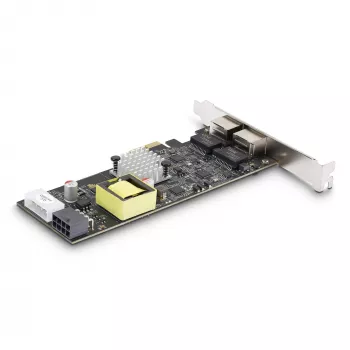 StarTech.com 2-poorts 2.5Gbps NBASE-T PoE netwerkkaart, dual Intel I225-V, 802.3af/at PoE+ multi-gigabit NIC, PCI Express server LAN-kaart, LP4/8-pins PCIe-gevoed