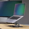 StarTech.com draaibare laptopstandaard, 360° zwenkbaar, ergonomische bureaulift voor computer, verhoogde houder met verstelbare helling, max. 5 kg, aluminium constructie, draagbaar design