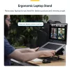 StarTech.com draaibare laptopstandaard, 360° zwenkbaar, ergonomische bureaulift voor computer, verhoogde houder met verstelbare helling, max. 5 kg, aluminium constructie, draagbaar design