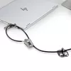StarTech.com laptop/desktop & peripheral lockset, diefstalbeveiligingsslot, K-slot, 9,8 voet (3 m) staalkabel, 3 apparaten, aanpasbare 4-cijferige code – TAA