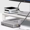 StarTech.com laptop/desktop & peripheral lockset, diefstalbeveiligingsslot, K-slot, 9,8 voet (3 m) staalkabel, 3 apparaten, aanpasbare 4-cijferige code – TAA