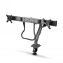 StarTech.com bureaumontage dual-monitorarm met dwarsstang, tot 27 inch displays, VESA 75x75/100x100, max. 33 lb/15 kg, C-klem, volledig beweegbaar, mechanische veer, TAA