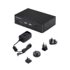 StarTech.com 2-poorts DisplayPort KVM-switch, 4K 60Hz, DP 1.2, EDID-beheer, 2-poorts USB 3.0 hub, 4x USB HID-poorten, TAA-conform