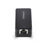 StarTech.com 1-poorts gigabit netwerk-isolator, compacte inline RJ45 ethernet-koppelaar met 4kV galvanische scheiding, IP40, DIN-railmontage mogelijk, TAA-conform