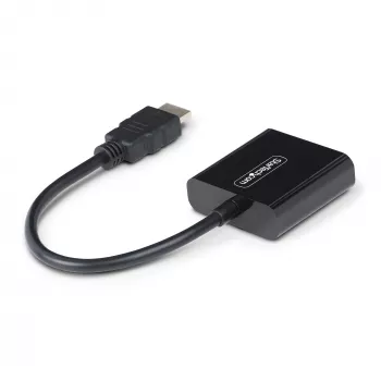 StarTech.com HDMI-naar-VGA-adapter, actieve videoconverter voor laptop/desktop, 1920x1080 (1080p), HDMI-bron naar VGA-monitor/display/projector