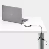 StarTech.com 25-pack universeel laptopslot 2 m, geserialiseerde beveiligingskabel voor notebook, compatibel met Noble Wedge®/Nano/K-slot, sleutelloos cijferslotkabel – TAA