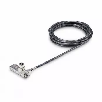 StarTech.com 10-pack dual-access laptopslot, 1,98 m gelijksluitend en cijfercombinatie beveiligingskabelslot voor K-slot-apparaten, computer-diefstalbeveiliging staalkabel