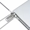 StarTech.com 10-pack dual-access laptopslot, 1,98 m gelijksluitend en cijfercombinatie beveiligingskabelslot voor K-slot-apparaten, computer-diefstalbeveiliging staalkabel