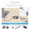 StarTech.com 10-pack dual-access laptopslot, 1,98 m gelijksluitend en cijfercombinatie beveiligingskabelslot voor K-slot-apparaten, computer-diefstalbeveiliging staalkabel