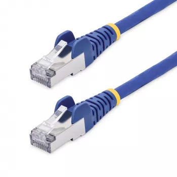 StarTech.com 3 m blauwe CAT8 ethernetkabel, RJ45 zonder vergrendelingslip, 25G/40G, 2000 MHz, 100 W PoE++, S/FTP, 26 AWG massief blank koper, LSZH, afgeschermde netwerk-patchkabel met trekontlasting, individueel getest