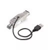 StarTech.com gigabit fiber naar RJ45 ethernet mediaconverter dongle, optisch singlemode 10 km/multimode 800 m, USB-voeding, compact design, metalen behuizing, micro mini, TAA
