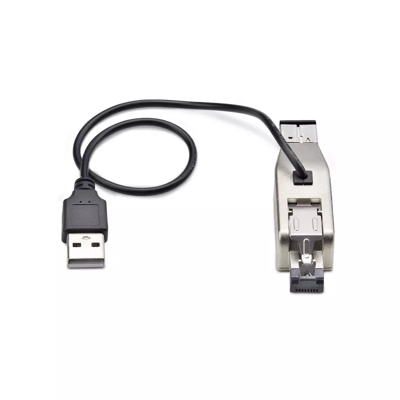 StarTech.com gigabit fiber naar RJ45 ethernet mediaconverter dongle, optisch singlemode 10 km/multimode 800 m, USB-voeding, compact design, metalen behuizing, micro mini, TAA