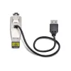 StarTech.com gigabit fiber naar RJ45 ethernet mediaconverter dongle, optisch singlemode 10 km/multimode 800 m, USB-voeding, compact design, metalen behuizing, micro mini, TAA