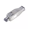StarTech.com Gigabit glasvezel-naar-RJ45 Ethernet mediaconverter-dongle, optisch singlemode 10 km/multimode 800 m, PoE-gevoed, compact ontwerp, metalen behuizing, Micro Mini, TAA