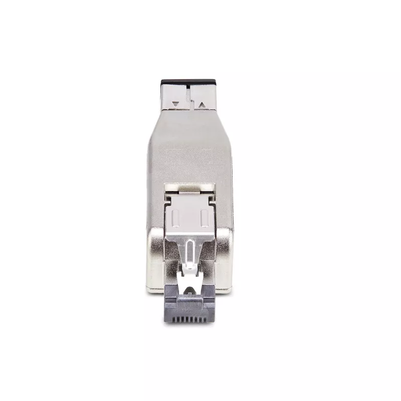 StarTech.com Gigabit glasvezel-naar-RJ45 Ethernet mediaconverter-dongle, optisch singlemode 10 km/multimode 800 m, PoE-gevoed, compact ontwerp, metalen behuizing, Micro Mini, TAA