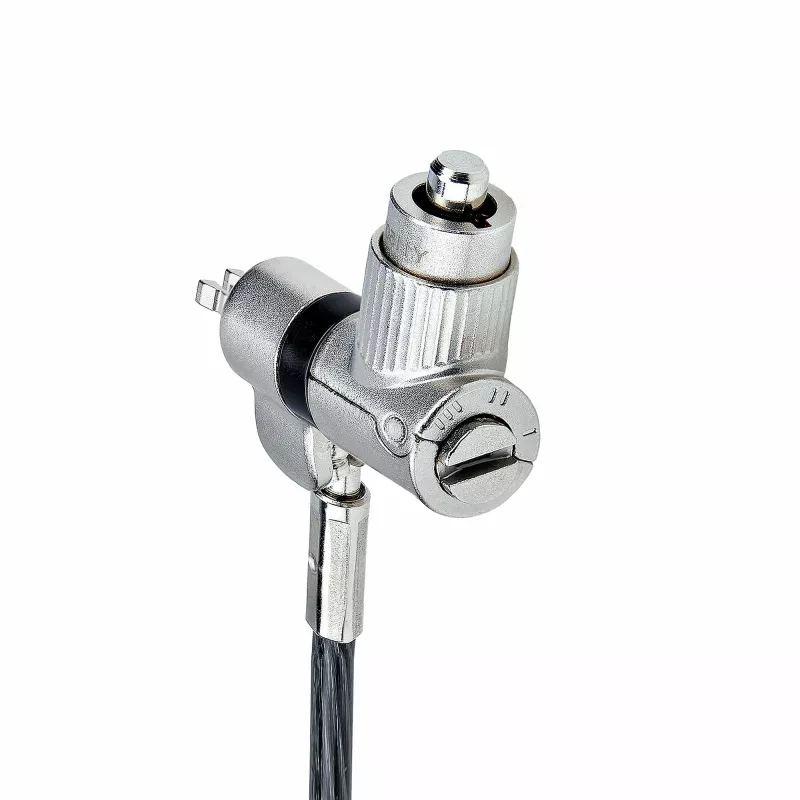 StarTech.com 25-pack universeel laptopslot 6.6ft (2m), master keyed vergrendelingskabel, computerbeveiliging, compatibel met Noble Wedge®/Nano/K-Slot; antidiefstal snijbestendige kabel